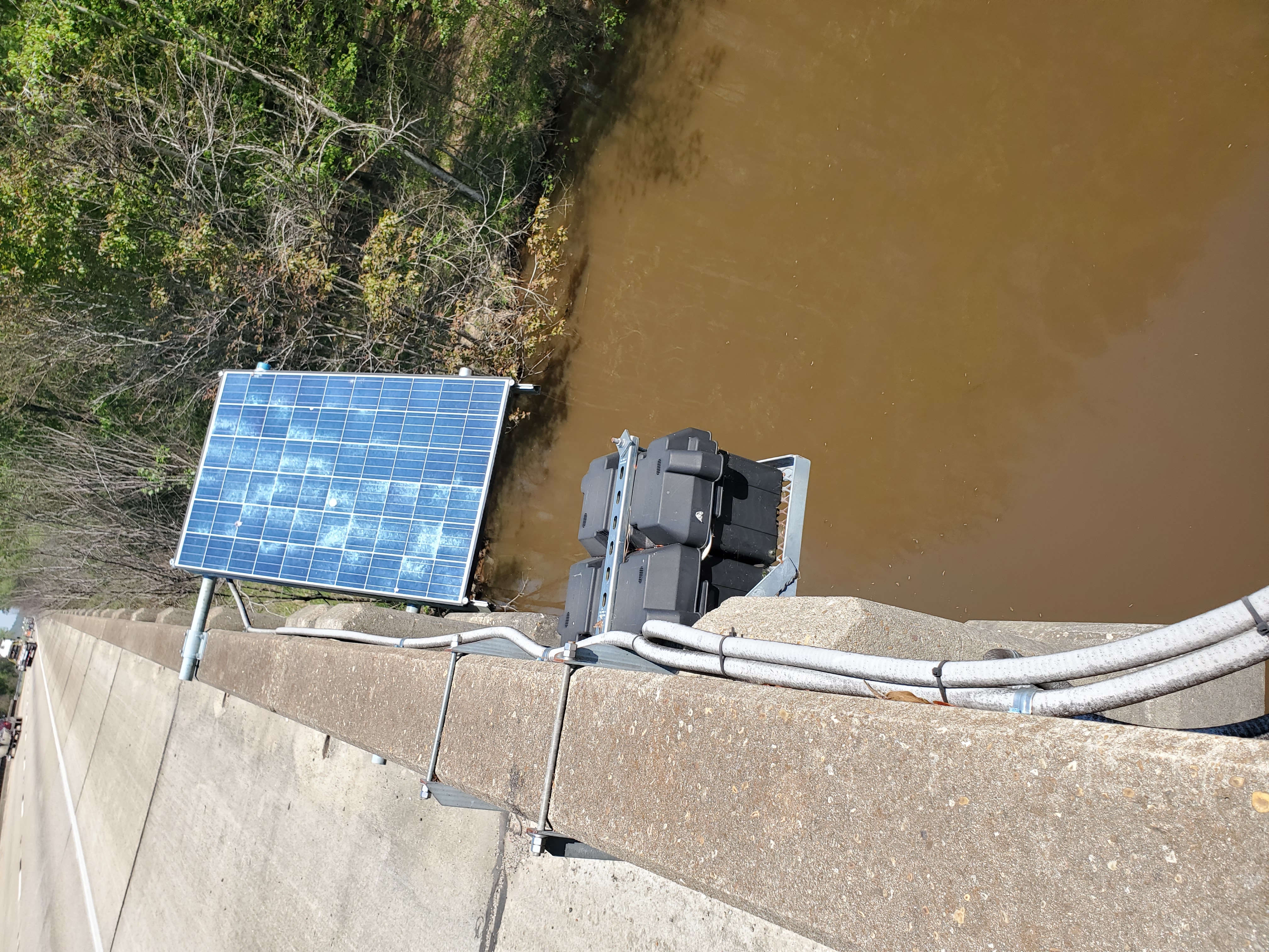 Downstream scour equipment