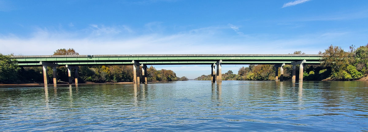 CONGAREE RIVER BELOW CAYCE,SC bridge