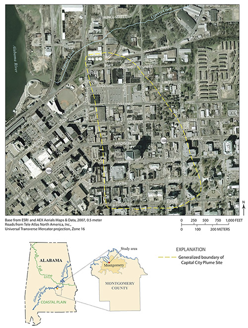 Figure 1. Location of physiographic provinces and bridge-scour investigation sites in South Carolina.